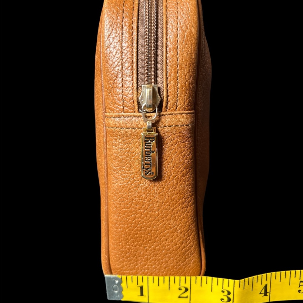 Burberry Burberrys Unisex Leather Pouch Haymarket Nova Check Interior A67 - Picture 11 of 11